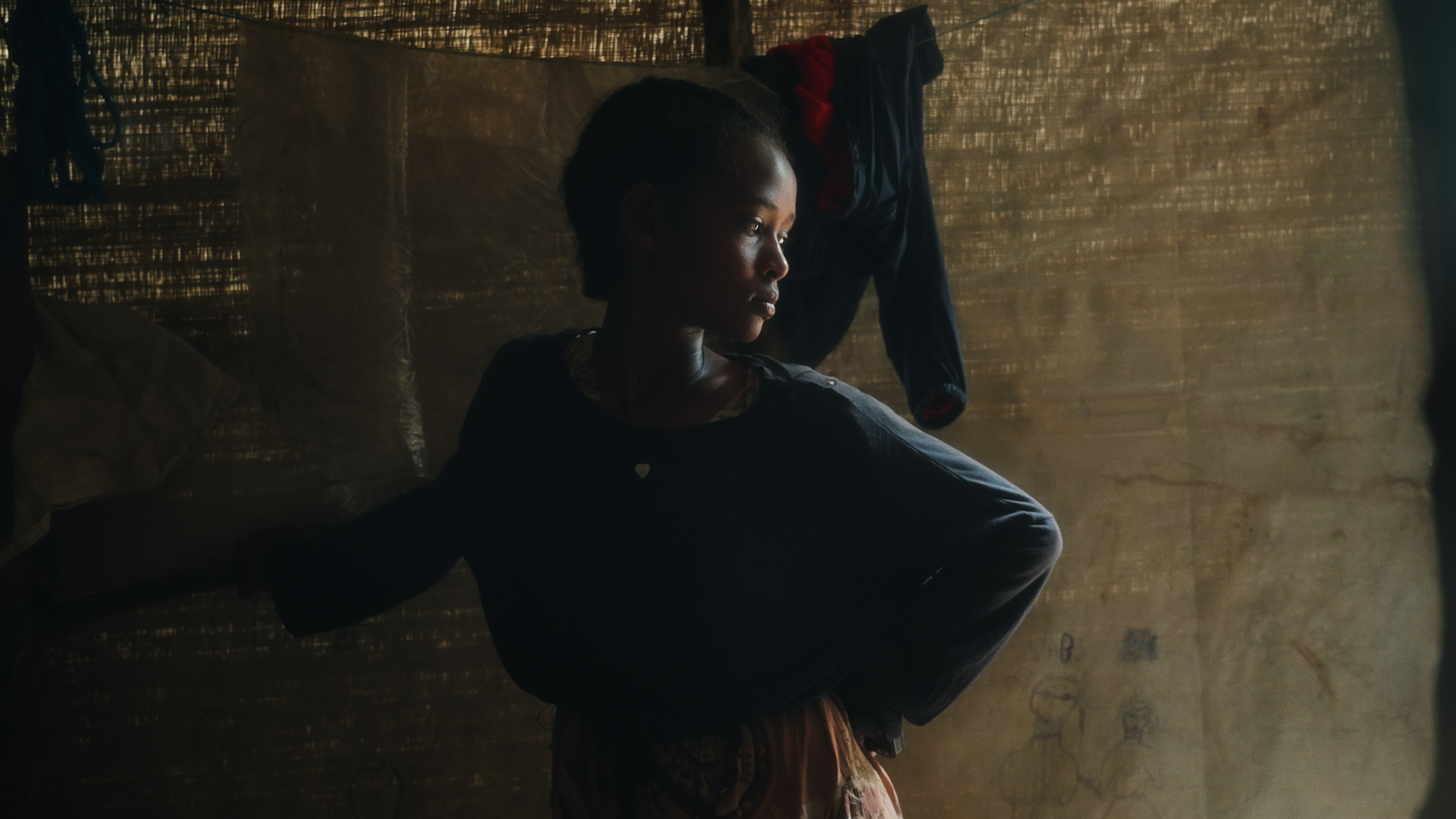 Girl in IDP camp
